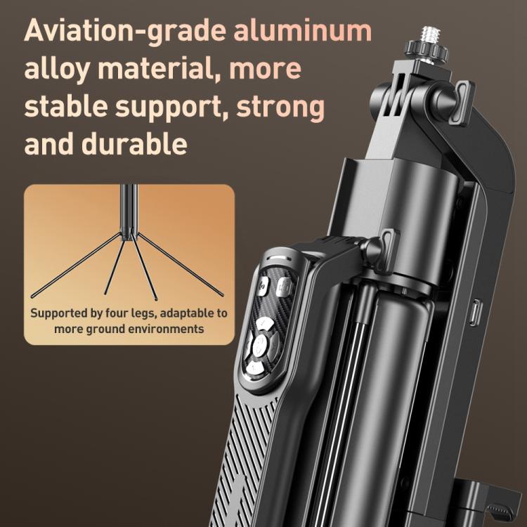 FUNSNAP A8 AI Smart Face Tracking Selfie Stick 5-axis Anti-shake Stand