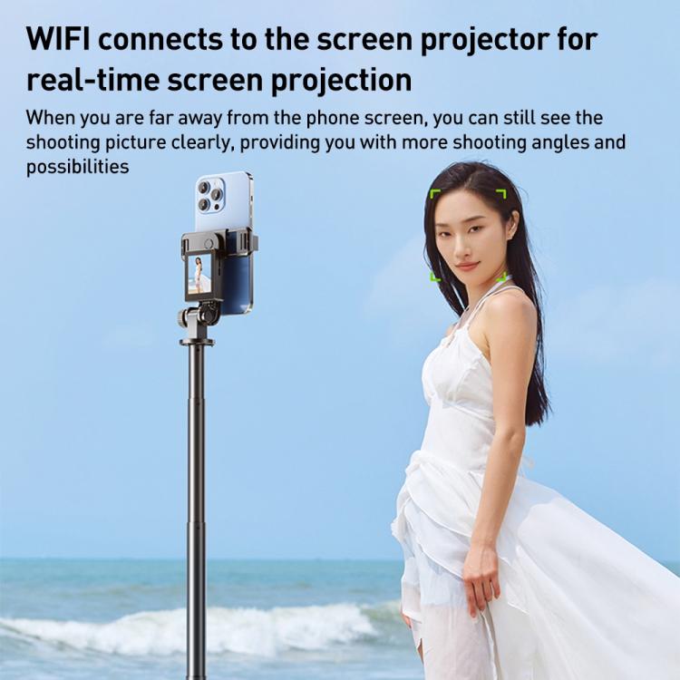 FUNSNAP CL07 Smart Screen-casting Selfie Stick Anti-shake Tripod