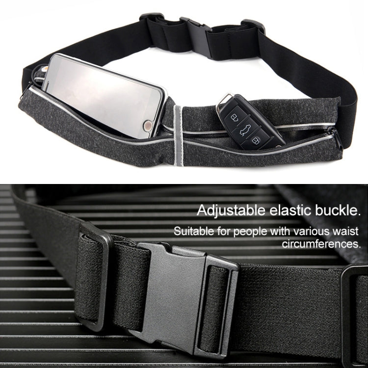 YS13 Outdoor Sport Waterproof Waist Bag Invisible Anti-theft Mobile Phone Storage Bag