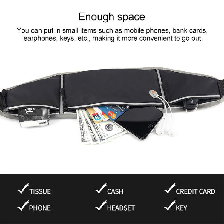 YSU Outdoor Marathon Sport Ultra-thin Waterproof Mobile Phone Storage Waist Bag