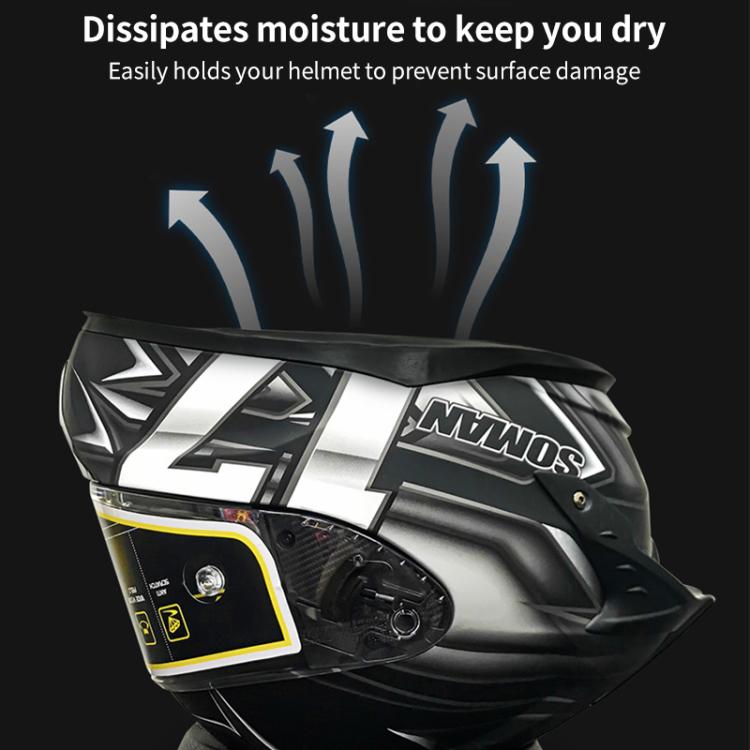 SOMAN Motorcycle Helmet Support Pad Anti-slip Protection Stand