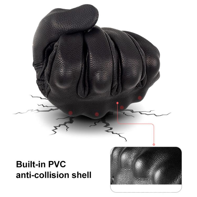 SOMAN MG-24 Motorcycle Sheepskin Gloves Touch Screen Off-road Riding Retro Gloves