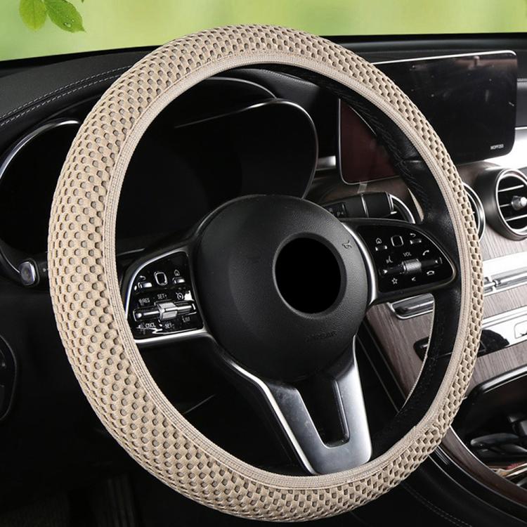 Breathable Mesh Elastic Car Universal Anti-skid Steering Wheel Cover, Diameter: 38cm