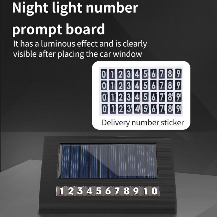 Solar Energy Car Air Purifier with Number Plate