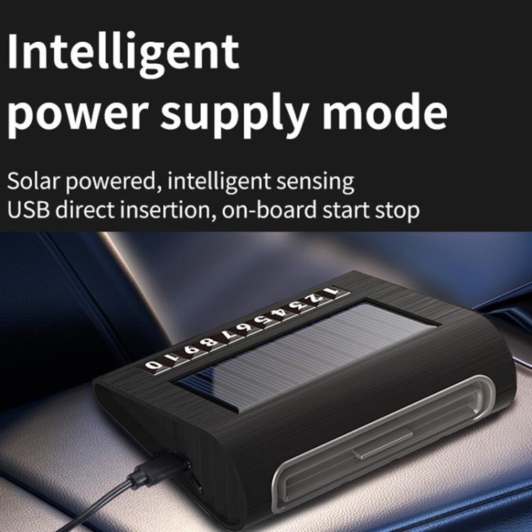 Solar Energy Car Air Purifier with Number Plate