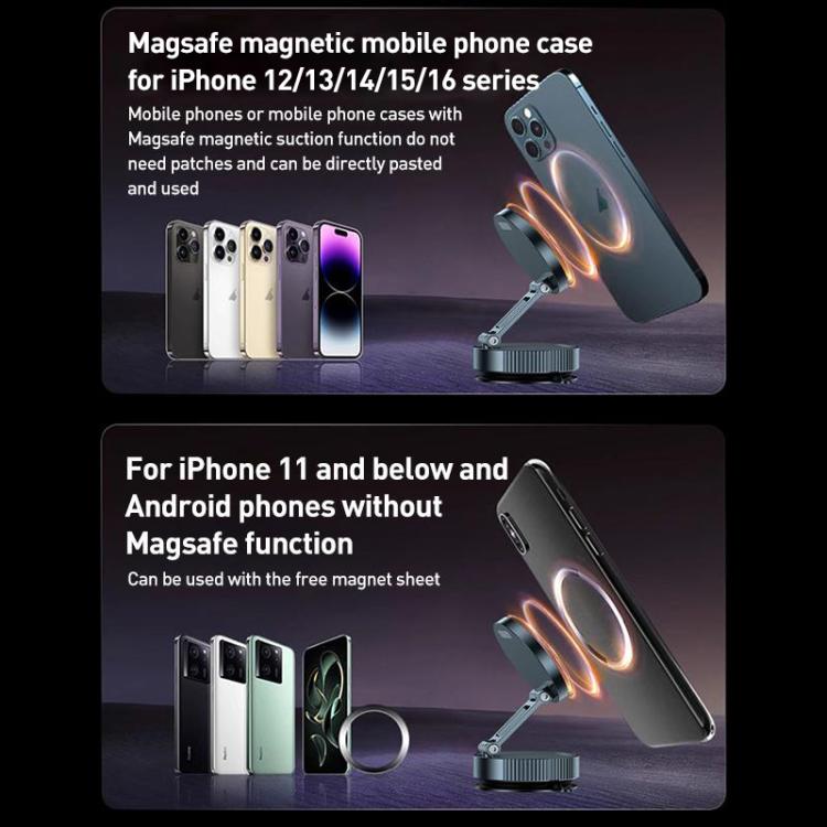 Q11 Vacuum Adsorption Foldable Magnetic Car Holder