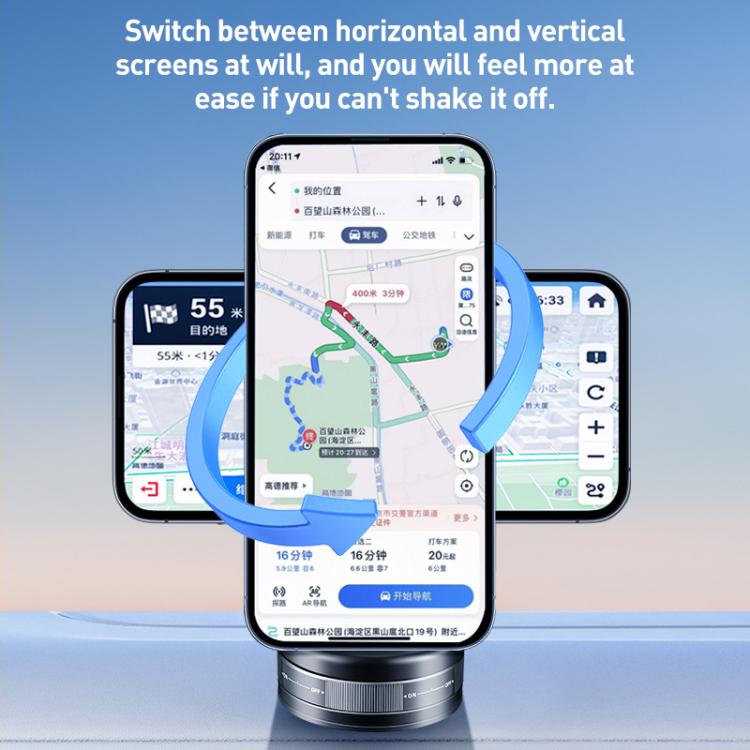 S11 Multifunctional Suction Cup Folding Car Phone Holder