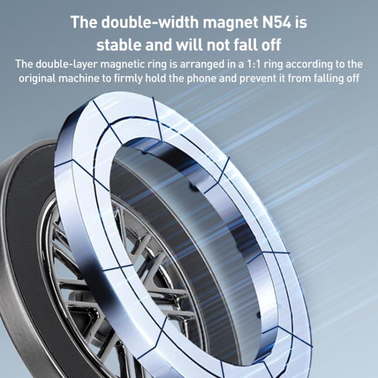 G511 360 Degree Rotating Vacuum Adsorption Magnetic Car Phone Holder