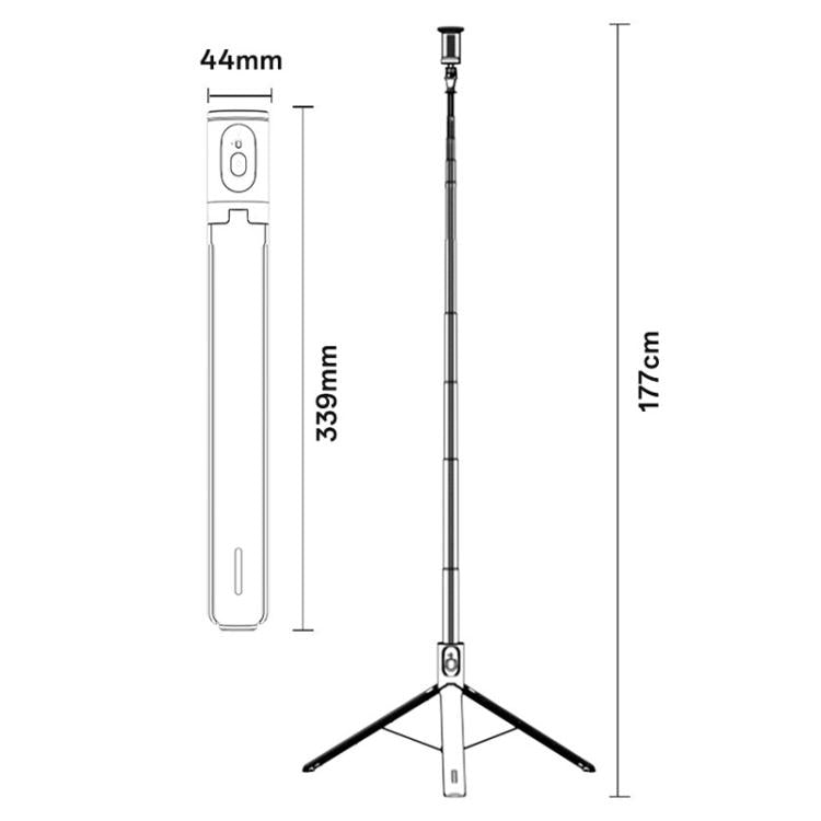 Yesido SF30 Integrated Jumping Stick Bluetooth Remote Control Selfie Stick
