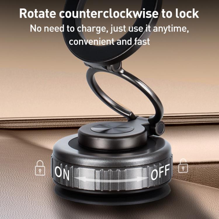 G512 Multifunctional Vacuum Double-Sided Magnetic Car Phone Holder