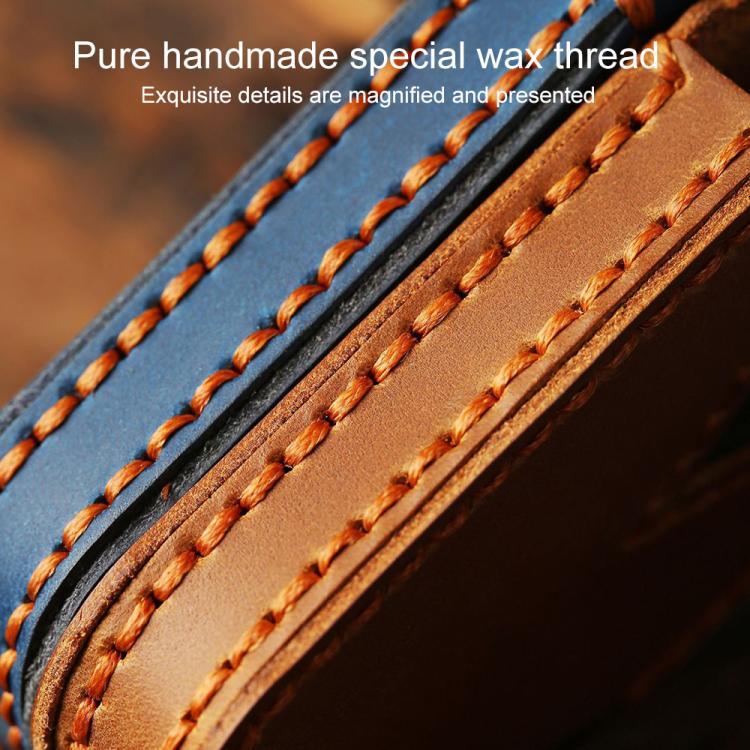 For Kia K3 / K5 2024 Hallmo Crazy Horse Cowhide Car Key Protection Cover