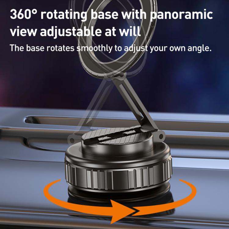 G712 Vacuum Adsorption Foldable Magnetic Car Phone Holder