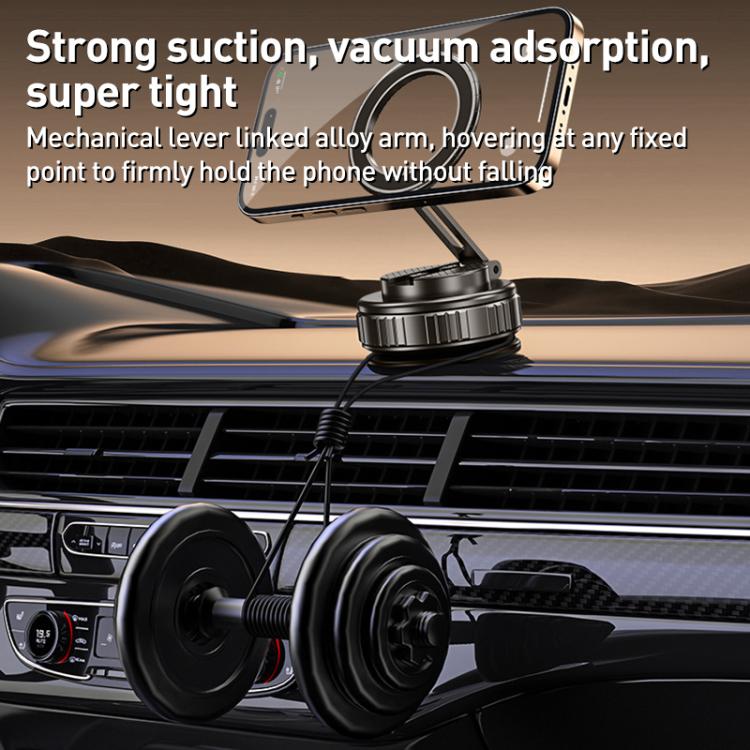 G712 Vacuum Adsorption Foldable Magnetic Car Phone Holder