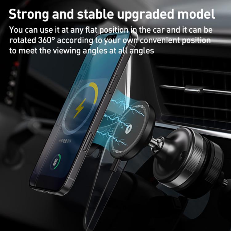 CC-T29W 360 Degree Rotating MagSafe Magnetic Car Phone Holder