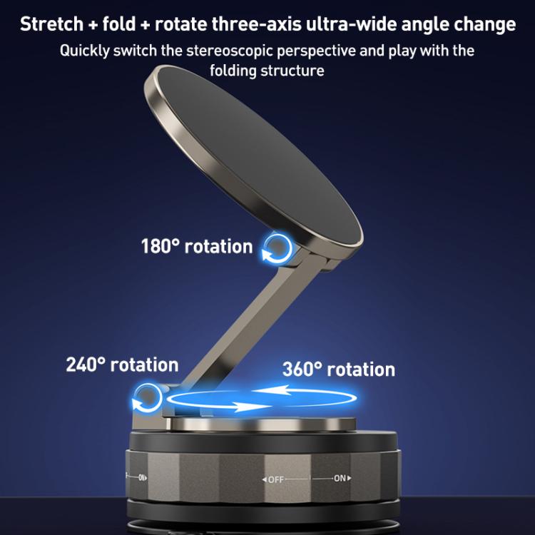 CC-T30-2 Vacuum Adsorption Rotating Magnetic Car Phone Holder