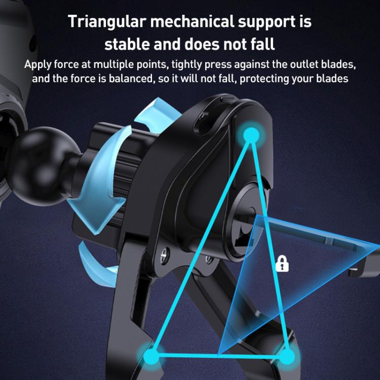 A001 15W Wireless Charging Electric Vacuum Adsorption Car Phone Holder