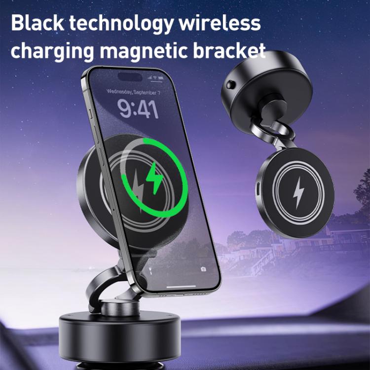 D1 15W Electric Vacuum Adsorption Car Wireless Charging Phone Holder