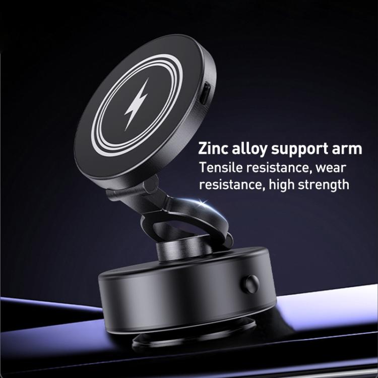 D1 15W Electric Vacuum Adsorption Car Wireless Charging Phone Holder