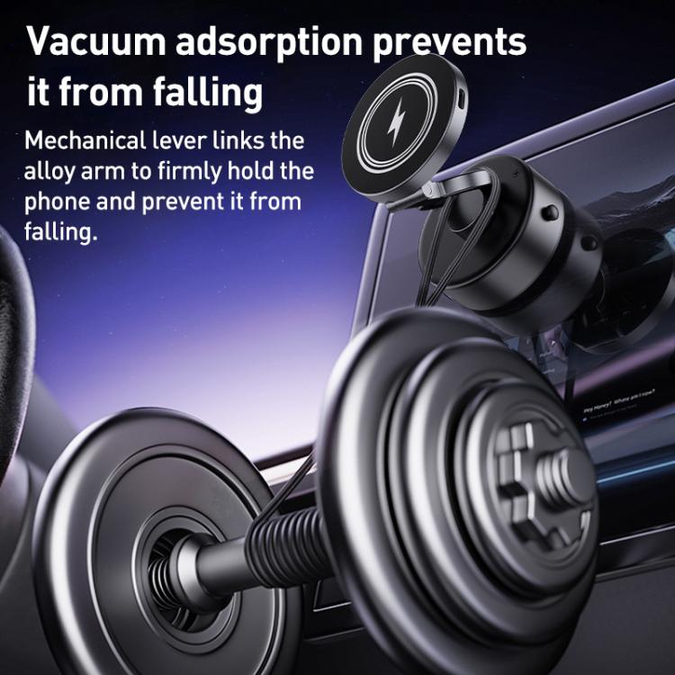 D1 15W Electric Vacuum Adsorption Car Wireless Charging Phone Holder