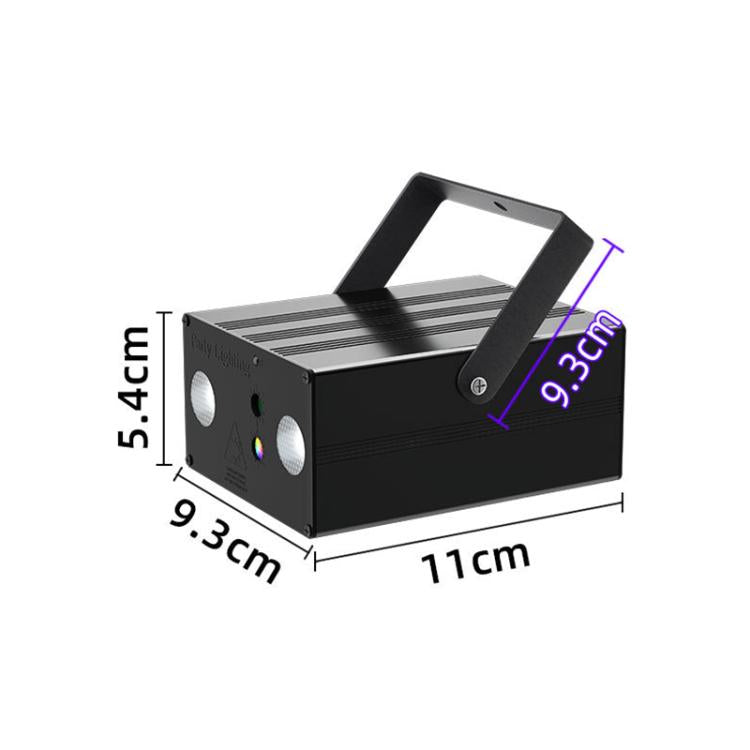 10W Square Laser Light LED Stage Bar KTV Atmosphere Lamp