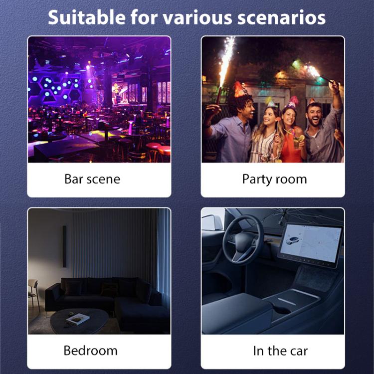 10W Square Laser Light LED Stage Bar KTV Atmosphere Lamp