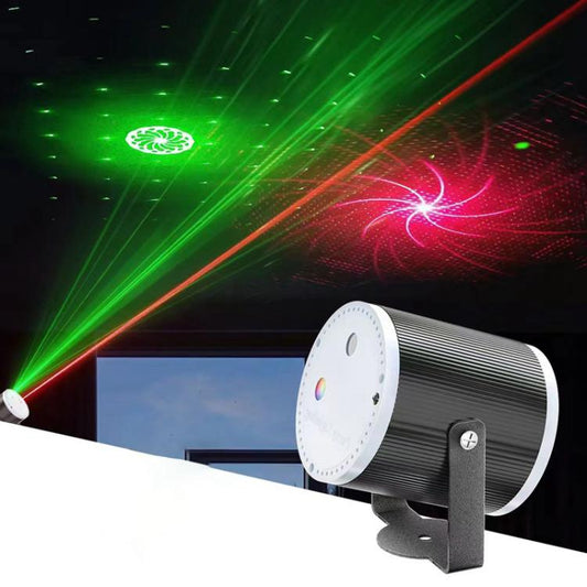 Mini Cylindrical Laser Light LED Stage Starry Projection Lamp