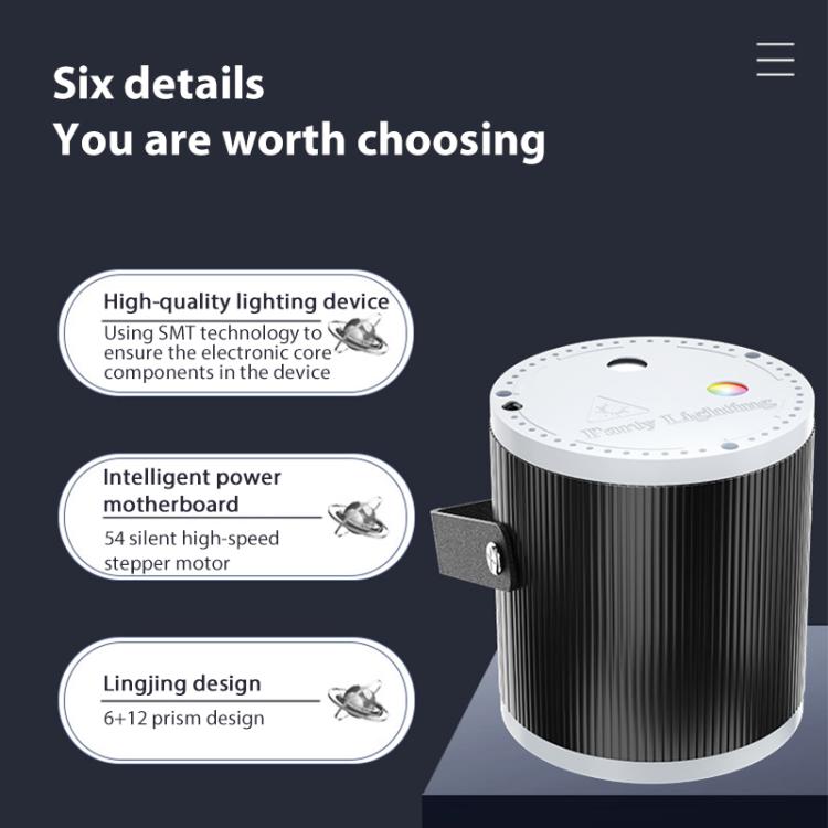 Mini Cylindrical Laser Light LED Stage Starry Projection Lamp