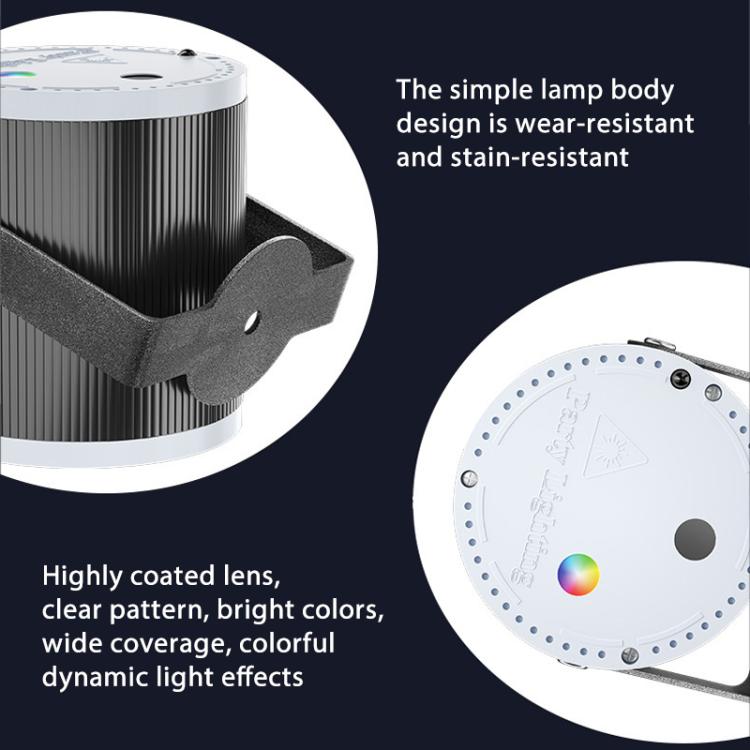 Mini Cylindrical Laser Light LED Stage Starry Projection Lamp