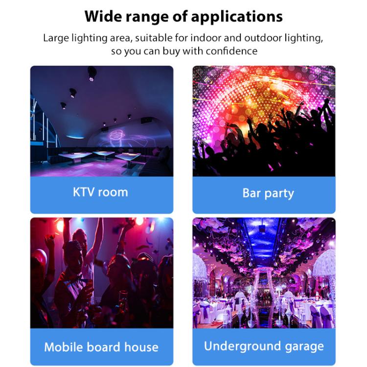 Mini Cylindrical Laser Light LED Stage Starry Projection Lamp