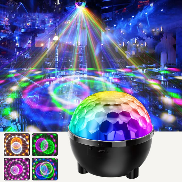 Sunflower Magic Ball Light LED RGB Rotating Stage Lamp