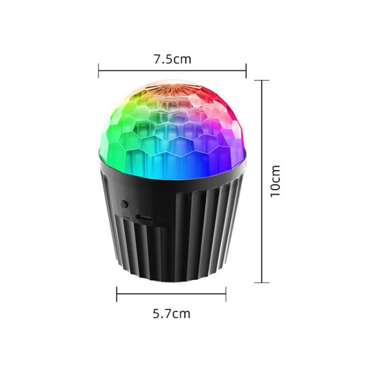 Stripe Magic Ball Light LED RGB Rotating Stage Lamp