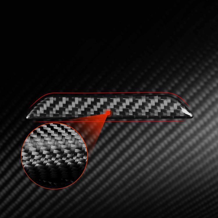 For Tesla Model 3 / Y / S / X Carbon Fiber Car Trunk Logo Decorative Sticker