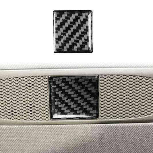 For Tesla Model 3 2019-2022 / Model Y 2019-2024 Carbon Fiber Car Emergency Light Button Decorative Sticker