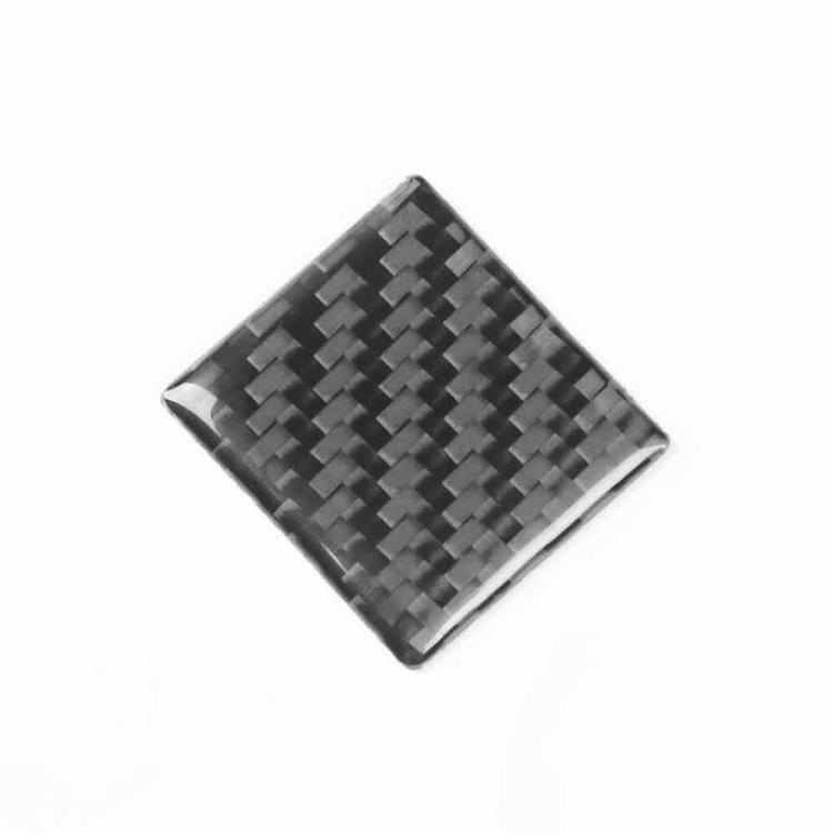 For Tesla Model 3 2019-2022 / Model Y 2019-2024 Carbon Fiber Car Emergency Light Button Decorative Sticker