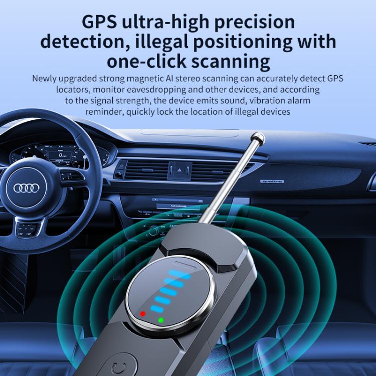 F16 AI Smart GPS Laser Detector Anti-sneak Camera Detector