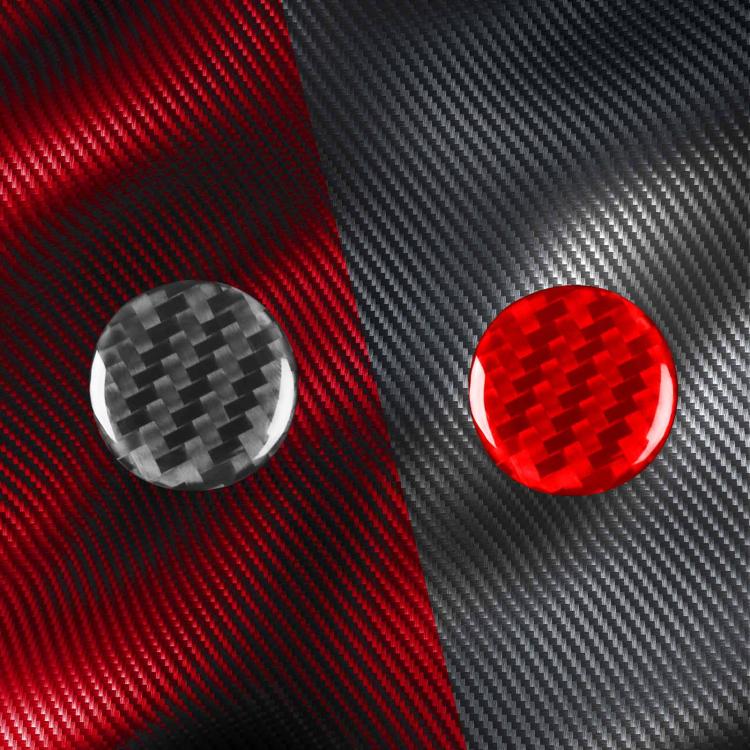 For Tesla Model 3 2023- Carbon Fiber Car Emergency Light Button Decorative Sticker