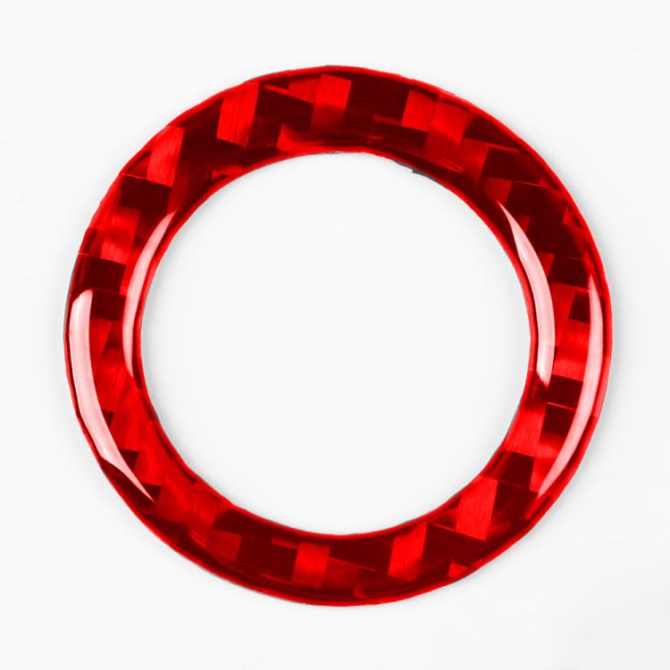 For Tesla Model 3 2023- Carbon Fiber Car Trunk Button Frame Decorative Sticker