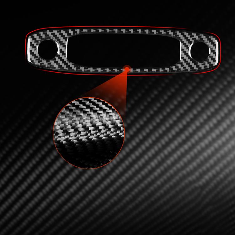 For Tesla Model 3 2023- Carbon Fiber Car Front Reading Light Panel Decorative Sticker