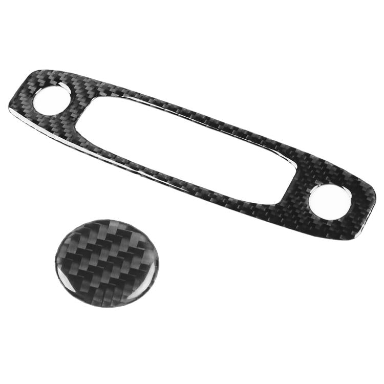 For Tesla Model 3 2023- 2pcs/Set Carbon Fiber Car Reading Light Panel Decorative Sticker