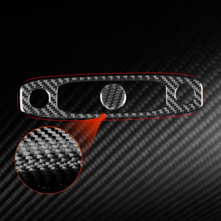 For Tesla Model 3 2023- 2pcs/Set Carbon Fiber Car Reading Light Panel Decorative Sticker