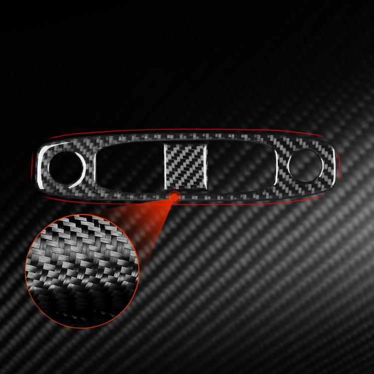 For Tesla Model 3 2019-2022 / Y 2019-2024 2pcs/Set Carbon Fiber Car Reading Light Panel Decorative Sticker