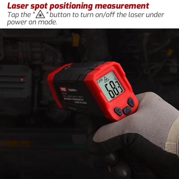 TRSI TA600B+ Infrared Thermometer Measuring Range -32 to 550 Degrees Celsius
