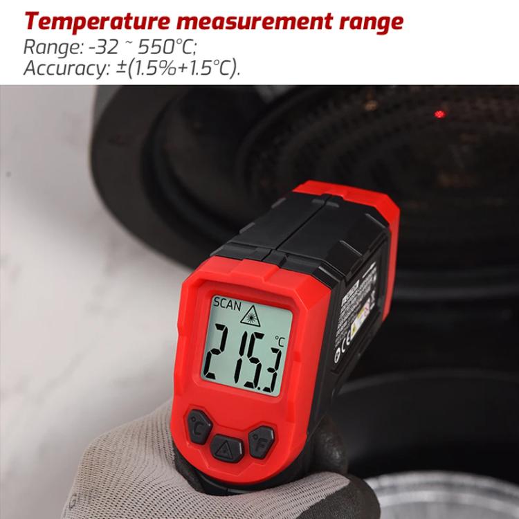 TRSI TA600B+ Infrared Thermometer Measuring Range -32 to 550 Degrees Celsius