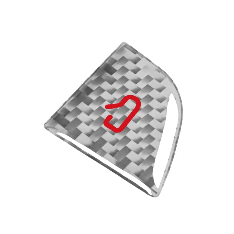 For Tesla Model 3 New Edition 2023+ 4pcs/Set Carbon Fiber Car Door Switch Decorative Sticker with Label