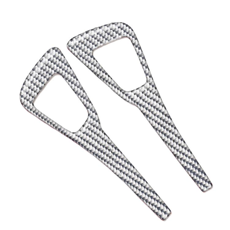 For Tesla Model 3 2017-2022 / Y 2020-2024 4pcs/Set Carbon Fiber Car Door Switch Panel Decorative Sticker