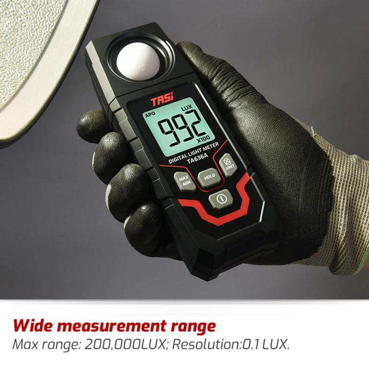 TRSI TA636B Integrated Digital Lux Meter Light Brightness Measuring Support BT