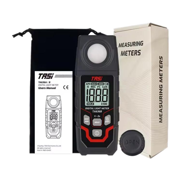 TRSI TA636B Integrated Digital Lux Meter Light Brightness Measuring Support BT
