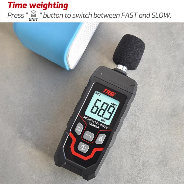 TRSI TA656A Digital Noise Measuring Meter Decibel Detector Device