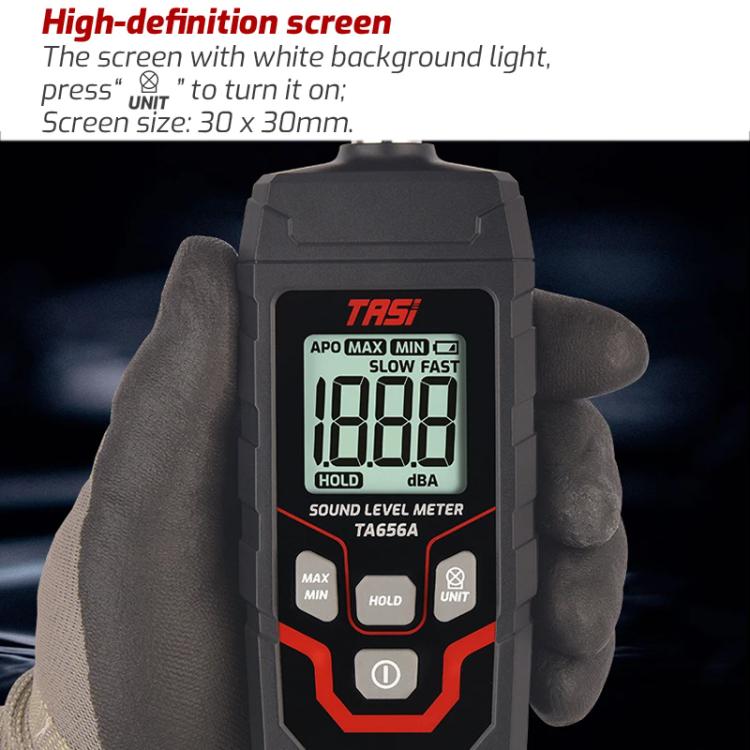 TRSI TA656A Digital Noise Measuring Meter Decibel Detector Device