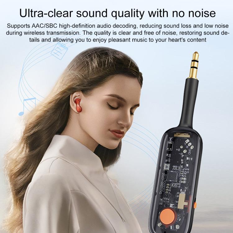 BOYI BY306 AUX Car FM Transmitter Wireless Bluetooth 5.3 Receiver